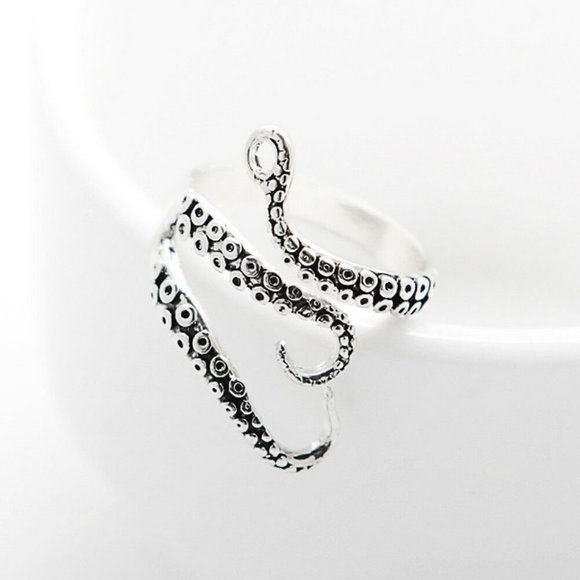 NWOT Silver Octopus Ring - Picture 10 of 11